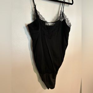 ASTR Silk Lace Bodysuit - Size Medium
